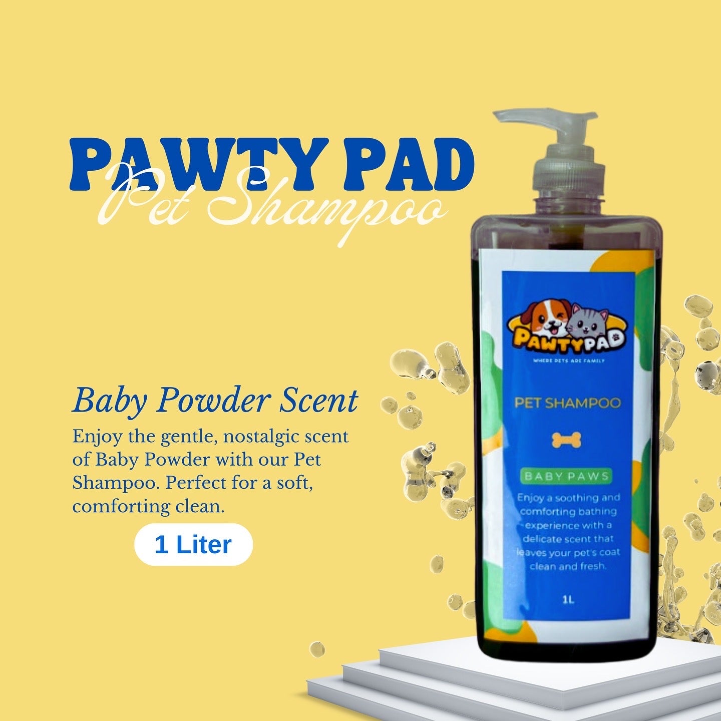 1L Pawty Pad Pet Shampoo